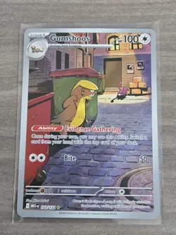 Gumshoos 153/132 Illustration Rare Pokemon Mega Evolution NM - Image 1