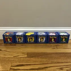 New Sealed Pokemon 23k Burger King Gold Plated Trading Card Set Blue Lot Of 6 - Image 2