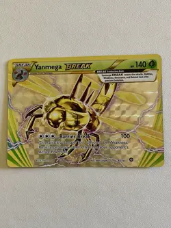 Pokemon 2016 XY Steam Siege Yanmega Break Full Art Holo #8/114 - Image 1