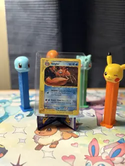 Kingler 15/165 Holo Rare Pokemon Expedition Moderately Played - Image 1