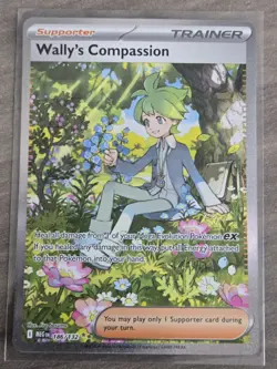 Wally's Compassion 186/132 Special Illustration Rare Pokemon Mega Evolution NM - Image 1