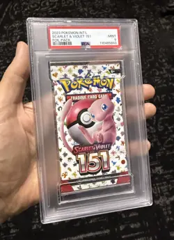 Pokemon 151 Authentic Sealed Booster Pack English PSA 9 Mint - Image 1