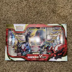 Pokemon Darkrai VSTAR Premium Collection Box 8 Booster Packs NEW SEALED - Image 1