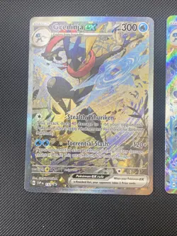 Pokemon TCG Greninja EX 132 SVP Promo & Greninja EX 041/142 / Near Mint Holo - Image 2
