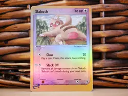 Pokemon SLAKOTH 45/109 REV HOLO | MP Moderate Play | EX Ruby & Sapphire | 2003 - Image 1