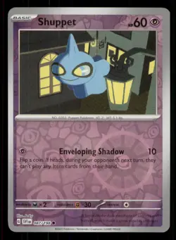 Shuppet SV01: Scarlet & Violet Base Set #087/198 Common Reverse Holo Pokemon LP - Image 1