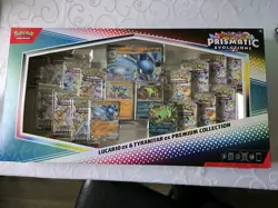 Lucario And Tyranitar Ex Pokemon TCG Prismatic EX Premium Collection Box Set - Image 1