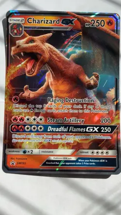 Charizard GX SM195 Jumbo - Sun & Moon Black Star Promo Pokemon TCG 2019 - Image 1