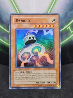 Yugioh UFOroid CRV-EN010 Super Rare 1st Edition NM - Image 1