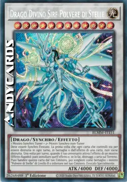 DRAGO DIVINO SIRF POLVERE DI STELLE • Segreta • BLMM IT151 • 1Ed • Yugioh! - Image 1