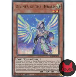 Yugioh Diviner of the Herald BLTR-EN072 Ultra Rare 1st Edition NM - Image 1