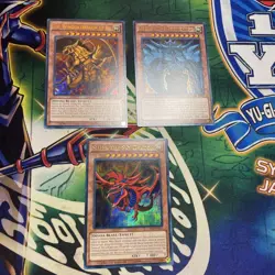 Yugioh Slifer, Obelisk, + Winged Dragon of Ra God Set Ultra Limited Ed LDK2 NEW - Image 1