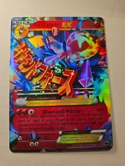 Pokemon TCG M Diancie EX XY44 XY Promos Holo Mega HP Card - Image 2
