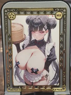 Genshin Impact Anime Waifu Metal Card Anime Waifu Goddess Story MR - Image 1