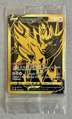 Sealed Pokemon Zamazenta V SWSH077 - Sword Shield Promo Holo Rare Card New - Image 1