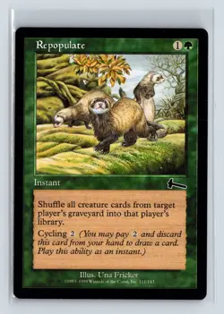 REPOPULATE - MTG Magic the Gathering Card - Urza's Legacy - Common - Image 1