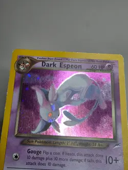 Pokemon Card - Dark Espeon - #4/105 - Neo Destiny Holo - Vintage - MP - Image 3