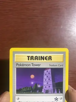 Pokemon Tower #42 Black Star Promo Trainer WOTC 2000 Pokemon Card c571 - Image 2