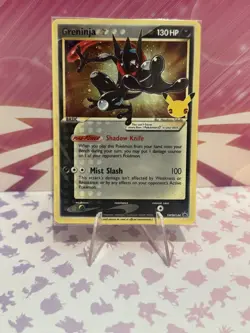 Pokemon Greninja Black Star Celebrations Promo Card SWSH144 Sealed - Image 1