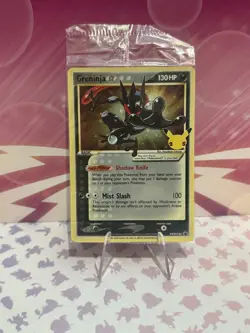 Pokemon Greninja Black Star Celebrations Promo Card SWSH144 Sealed - Image 1