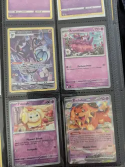 Cute Pokemon Psychic Card Lot Of 9 Cute Binder Collection Full Art - Image 4