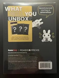 GameStop Power Pack Series 2 (1) PSA 8+ Graded Card & (2) TCG Booster Packs NEW - Image 2