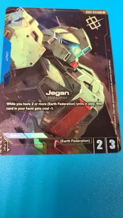 Jegan G001-016 C+ Gundam TCG Winner Pack Promo Card Near Mint Condition - Image 1