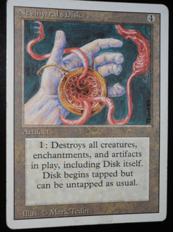 Nevinyrral's Disk Revised MP Moderately Played MTG Magic the Gathering - Image 1