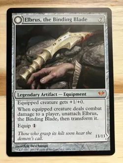 MTG Elbrus, the Binding Blade - Dark Ascension - Image 1
