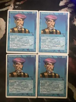 Prodigal Sorcerer MTG Core Set 4th Edition Regular Italian 4x - Image 1