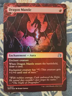 Dragon Mantle FOIL Wilds of Eldraine: Enchanting Tales MTG Magic - Image 1