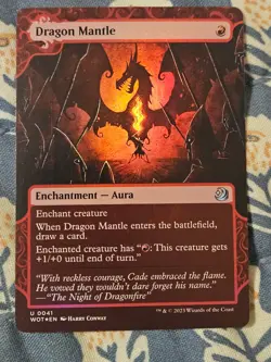 Dragon Mantle FOIL Wilds of Eldraine: Enchanting Tales MTG Magic - Image 3