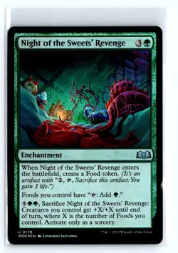 FOIL Night of the Sweets' Revenge Wilds of Eldraine - MTG Magic the Gatheri - Image 1