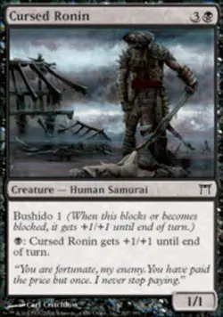 Cursed Ronin - Champions of Kamigawa #107/306 MTG Magic The Gathering - Image 1