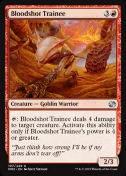 Bloodshot Trainee - Modern Masters 2015 #107/249 MTG Magic The Gathering - Image 1