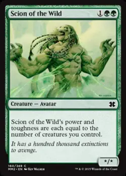 Scion of the Wild - Modern Masters 2015 #160/249 MTG Magic The Gathering - Image 1