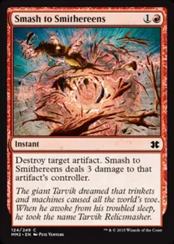 Smash to Smithereens - Modern Masters 2015 #124/249 MTG Magic The Gathering - Image 1