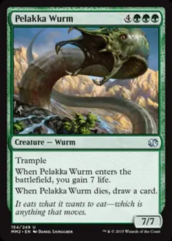 Pelakka Wurm - Modern Masters 2015 #154/249 MTG Magic The Gathering - Image 1
