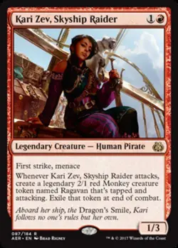 Kari Zev, Skyship Raider - Foil - Aether Revolt #087/184 MTG Magic The Gathering - Image 1