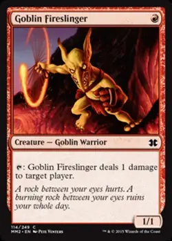 Goblin Fireslinger - Modern Masters 2015 #114/249 MTG Magic The Gathering - Image 1