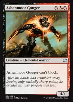 Ashenmoor Gouger - Modern Masters 2015 #190/249 MTG Magic The Gathering - Image 1