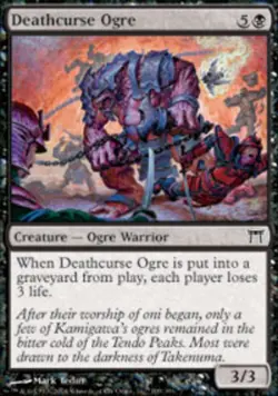Deathcurse Ogre - Champions of Kamigawa #109/306 MTG Magic The Gathering - Image 1