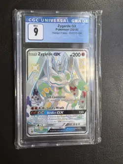 Zygarde GX SV65/SV94 Holo Ultra Rare Pokemon Hidden Fates CGC 9 MINT - Image 1