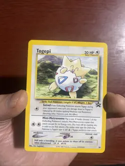 Vintage 1999 Pokemon Wizards Black Star Promo Togepi #30 c572 - Image 1