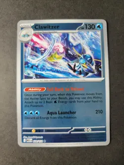 Clawitzer (Reverse Holo) 038/132 Rare Pokemon Mega Evolution - Image 1