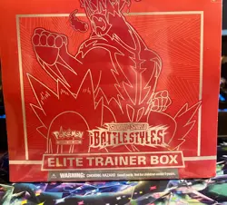 Pokemon TCG Battle Styles Elite Trainer Box RED ETB SEALED - Image 1