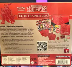 Pokemon TCG Battle Styles Elite Trainer Box RED ETB SEALED - Image 2