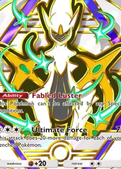 ARCEUS EX DELUXE HOLO FULL ART POKEMON TCG POCKET READ DESCRIPTION - Image 5
