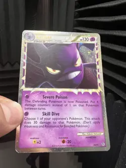 Pokemon TCG Unleashed Holo Crobat 84/95 2010 Edition - Image 4