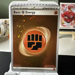 NM Basic Fighting Energy SVE 006 Cosmos Holo Scarlet & Violet 151 Pokemon ENG - Image 1